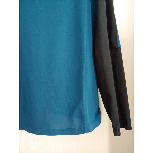 Arc'teryx Mens Teal Long Sleeve Activewear Athleisure Pullover Logo - Picture 12 of 16